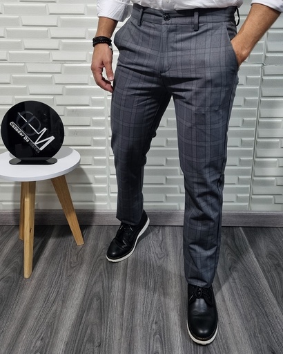 [PC29329E] Pantalon de cuadros estivaneli 29329