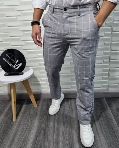 [PC29333E] Pantalon de cuadros estivaneli 29333