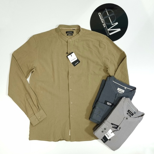 [C101158E] Camisa cuello mao estivaneli ml 101158