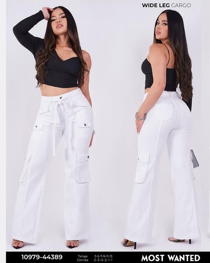 [PCD44389M] Pantalon cargo mostwanted 44389