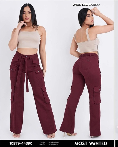 [PCD44390M] Pantalon cargo mostwanted 44390