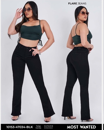 [JND47034M] Jeans ancho dama mostwanted 47034