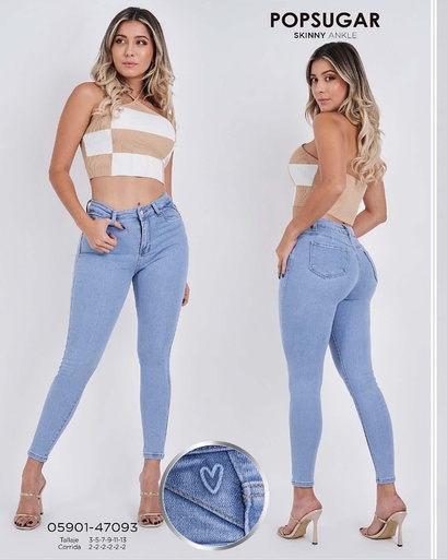 [JND47093P] Jeans dama popsugar 47093