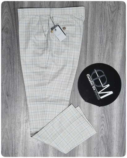 [P101576E] Pantalon de vestir estivaneli 101576