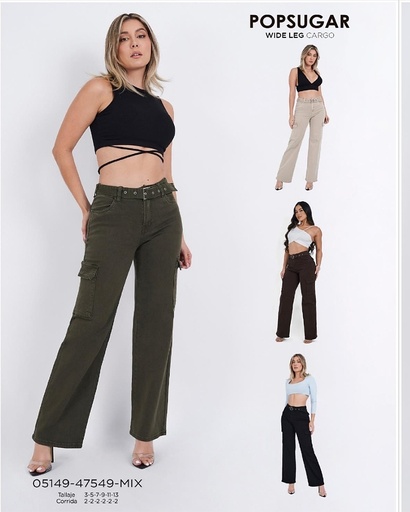 Jeans cargo dama popsugar 47549