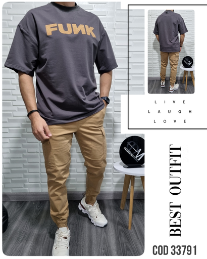 Franela funk hombre 33791