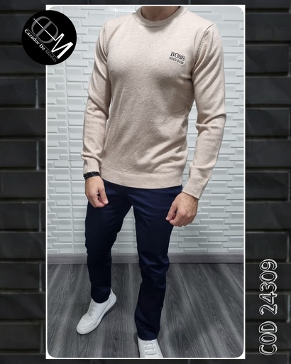 Sueter tejido boss hombre 24309