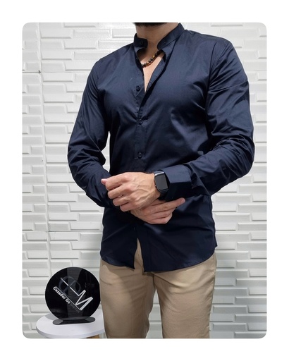 Camisa estivaneli cuello mao ml 8875