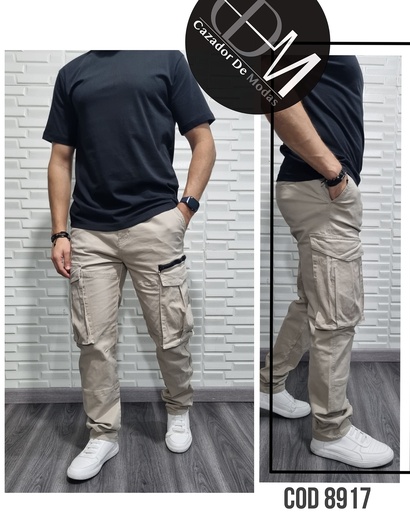 Pantalon cargo estevani 8914