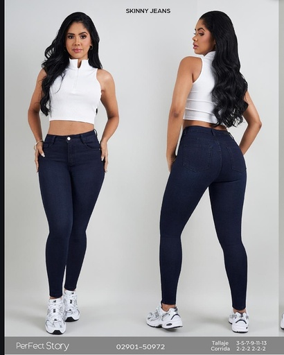 Jeans skinny de dama perfect story 50972