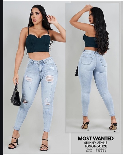 Jeans skinny de dama mostwanted 50128