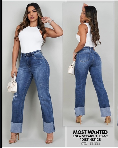 Jeans dama straight mostwanted 52128