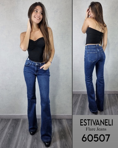 Jeans flare estivaneli de dama 60507