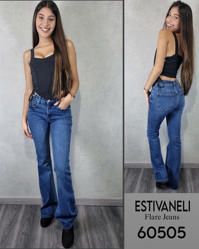 Jeans flare estivaneli de dama 60505