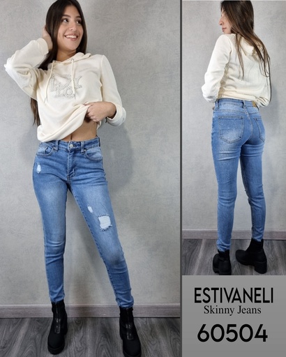 Jeans skinny estivaneli de dama 60504
