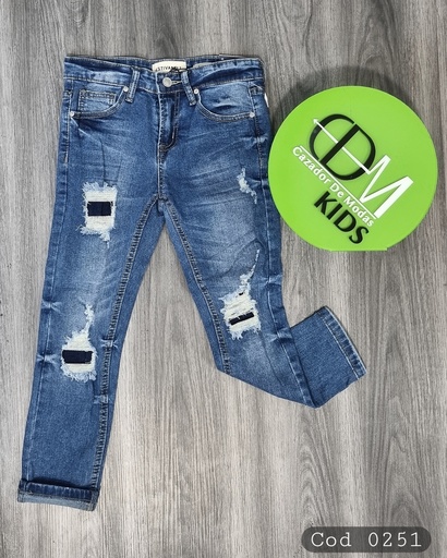 Jeans estivaneli slim fit de niño jnn0251