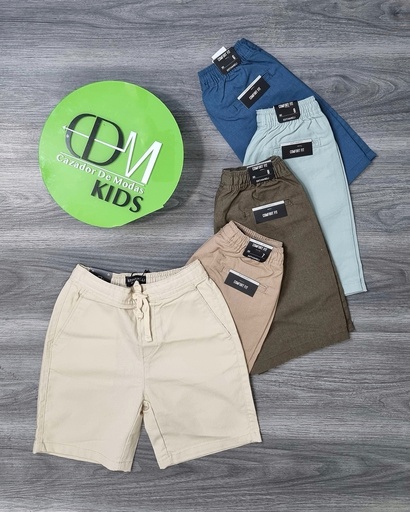 Bermuda de niño estivaneli tela lino 13124