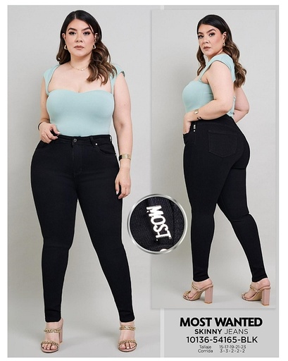 Jeans skinny plus mostwanted dama 54165