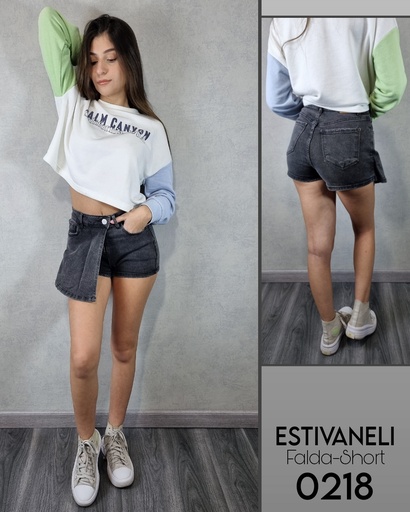 Falda short estivaneli fd0218