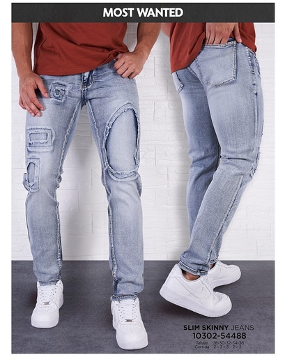 Jeans skinny mostwanted de caballero 54488