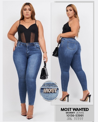 Jeans skinny plus mostwanted 53991