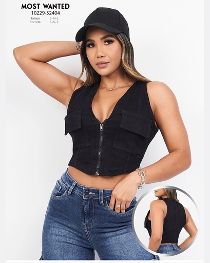 Chaleco denim mostwanted 52404