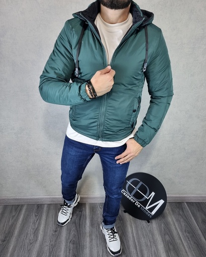 Chaqueta reversible con capucha esztivaneli 20020