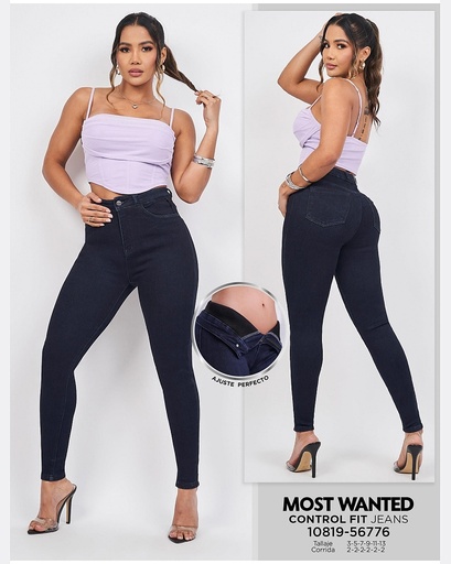Jeans skinny con faja mostwanted 56776