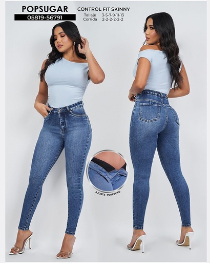 Jeans skinny con faja popsugar 56791