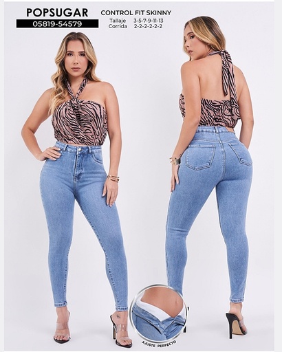 Jeans skinny con faja popsugar 54579