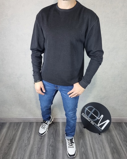 Sueter unicolor oversize estivaneli 19130