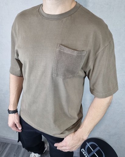 Franela unicolor oversize estivaneli 19423