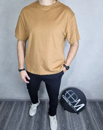 Franela unicolor oversize estivaneli 6540