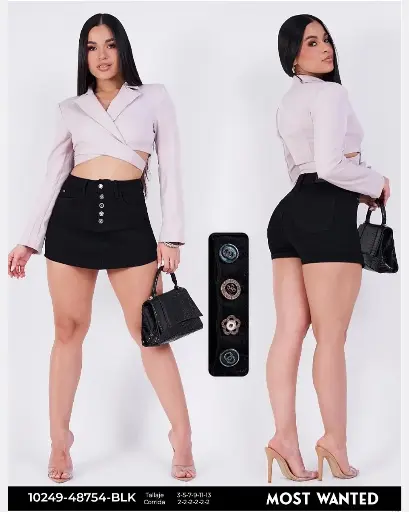 Falda short mostwanted dama 48754