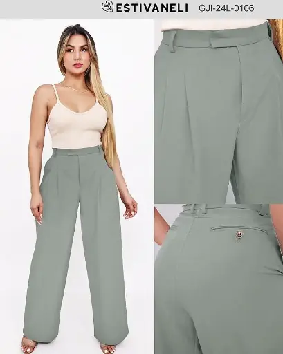 Pantalon estivaneli de dama wide led p0103