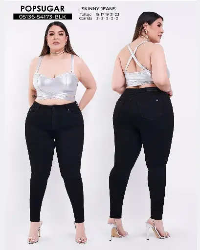Jeans skinny plus dama popsugar 54173