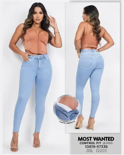 Jeans skinny con faja mostwanted 57336