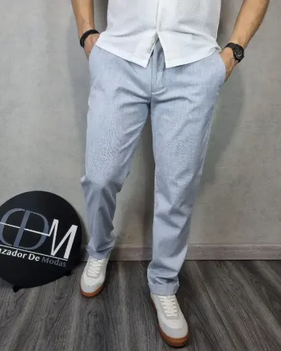 Pantalon lino estivaneli regularfit 19050