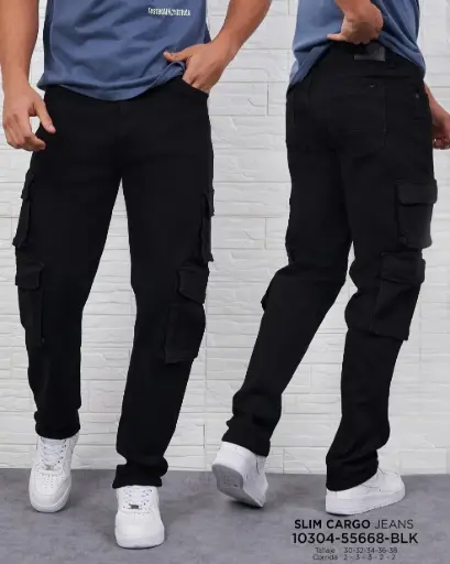 Jeans slim cargo mostwanted 55668