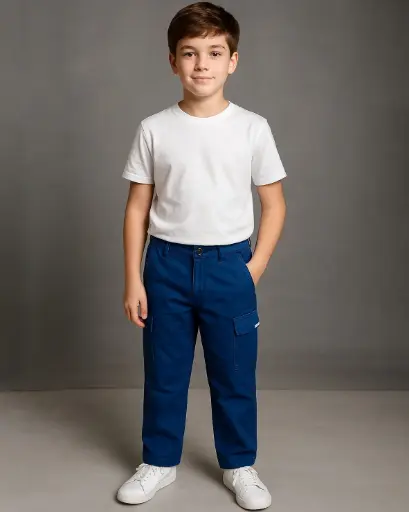 Pantalón cargo de niños estivaneli 6387