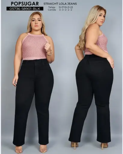 Jeans straight lola popsugar plus 58901