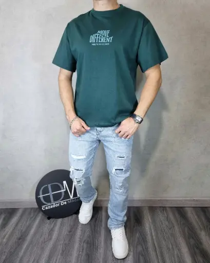 Franela oversize estampada estivaneli 6514