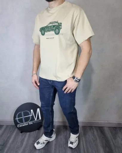 Franela oversize estampada estivaneli 6518