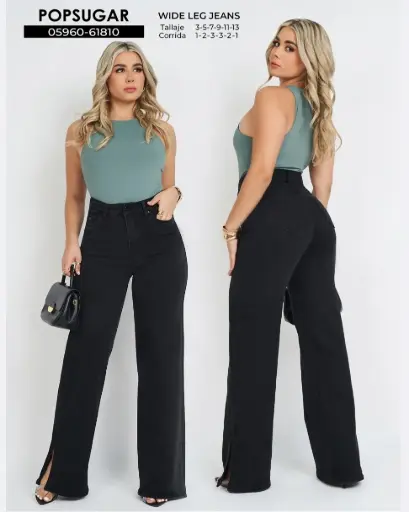 Jeans wide leg popsugar 61810