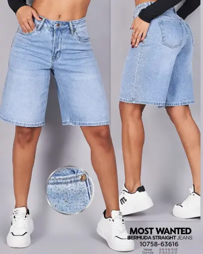 Bermuda con pedrería mostwanted 63616