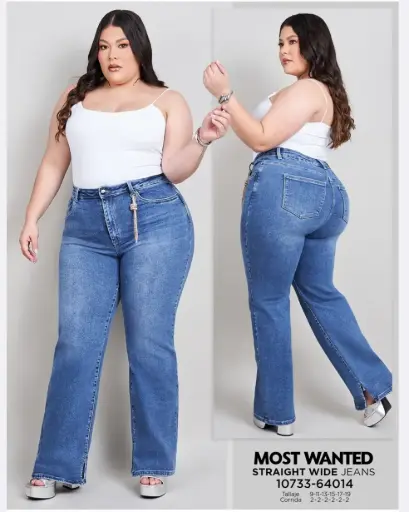 Jeans straight mostwanted plus 64014