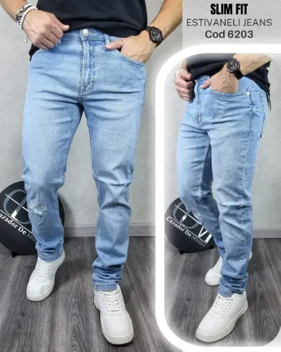 Jeans slim estivaneli 6203