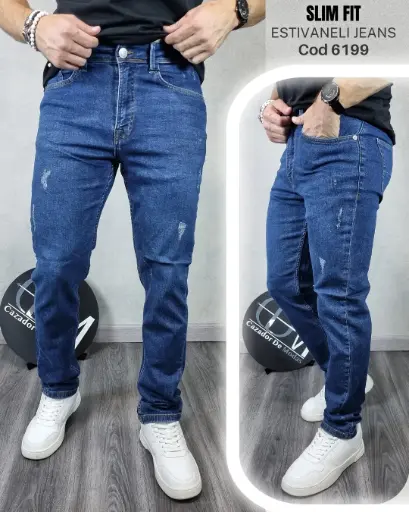 Jeans slim estivaneli 6199