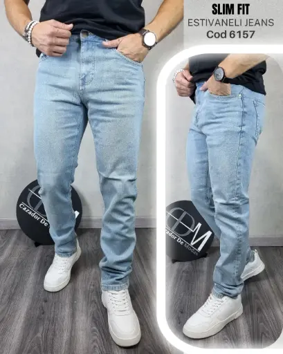 Jeans slim estivaneli 6157