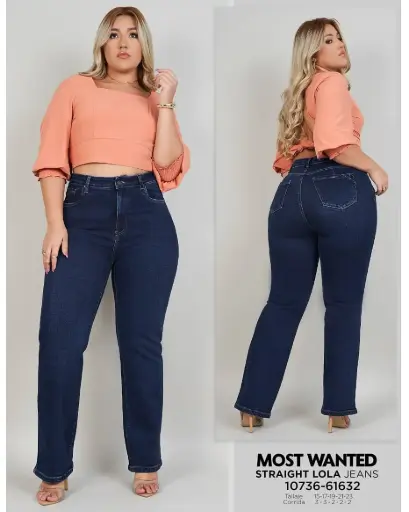 Jeans straight lola mostwanted plus 61632